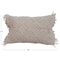 Hello Honey® Ivory Boho Macramé Lumbar Pillow with Fringe